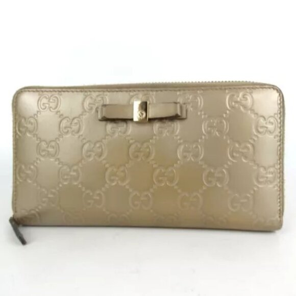 Authentic GUCCI 388680-0959 Guccisima purse leather [Used]